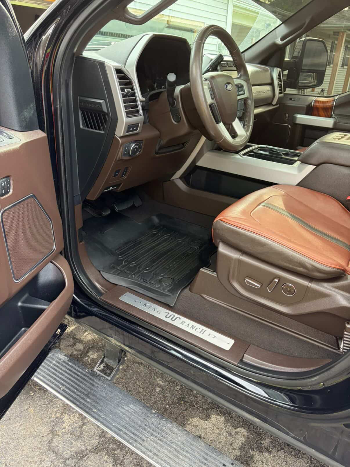 Same truck interior fully cleaned and restored after detailing